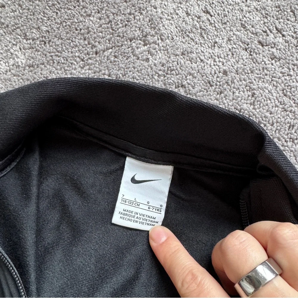 Nike Kids Jacket in Black and Gray